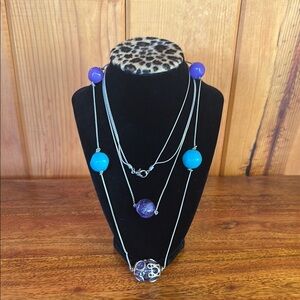 Elegant Multi-Color Beaded Necklace